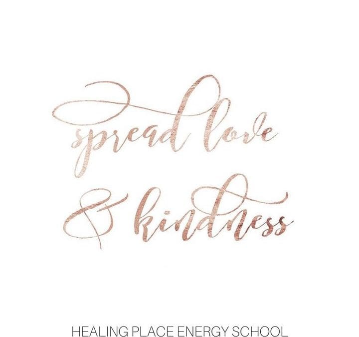 Spread Love and Kindness . #healing #energyhealing #bewell #chakras #positivity #ENERGY #lightworker #manifest #mindbodyspirit #selfhealing #holistic #highvibelife #reiki #health #donthatemeditate #belight #energyhealers #lightworkers