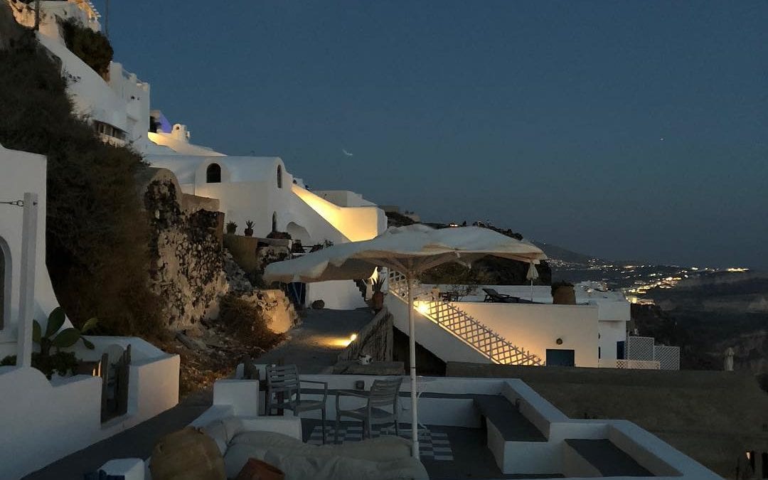 Under the #Santorini moonlight #moon #greece #moonenergy