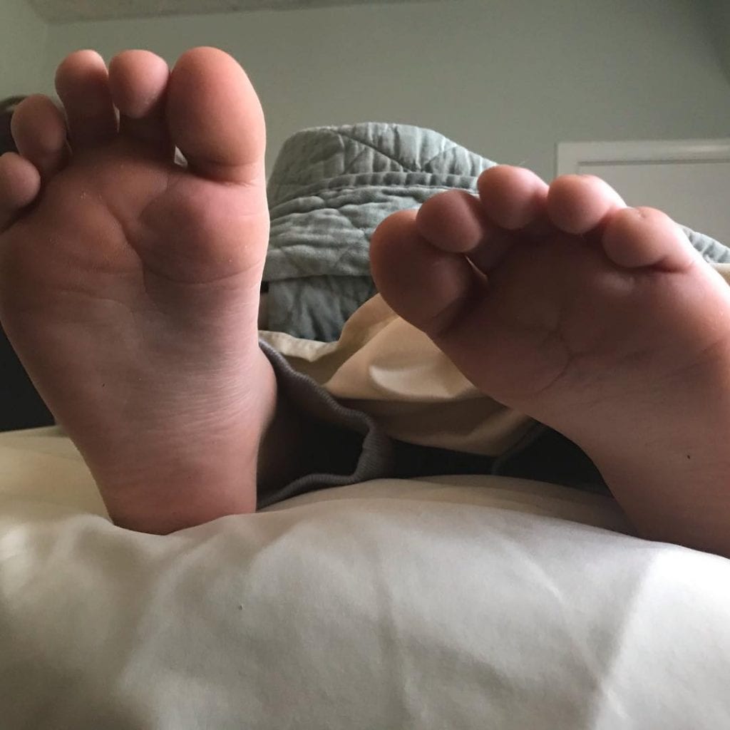 feet ready for reflexology