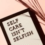 self care isn't selfish