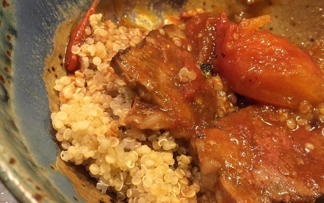 #beef & #tomatoes in #oyster sauce. #Chinese #classic #foodie #quinoa