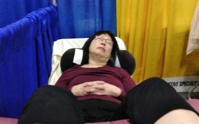 It was a very good weekend at the #healingplacemedfield booth. Thank you everyone for coming. #reflexology