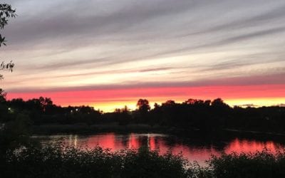 Through God’s eyes. #sunset #godsbeauty #nature