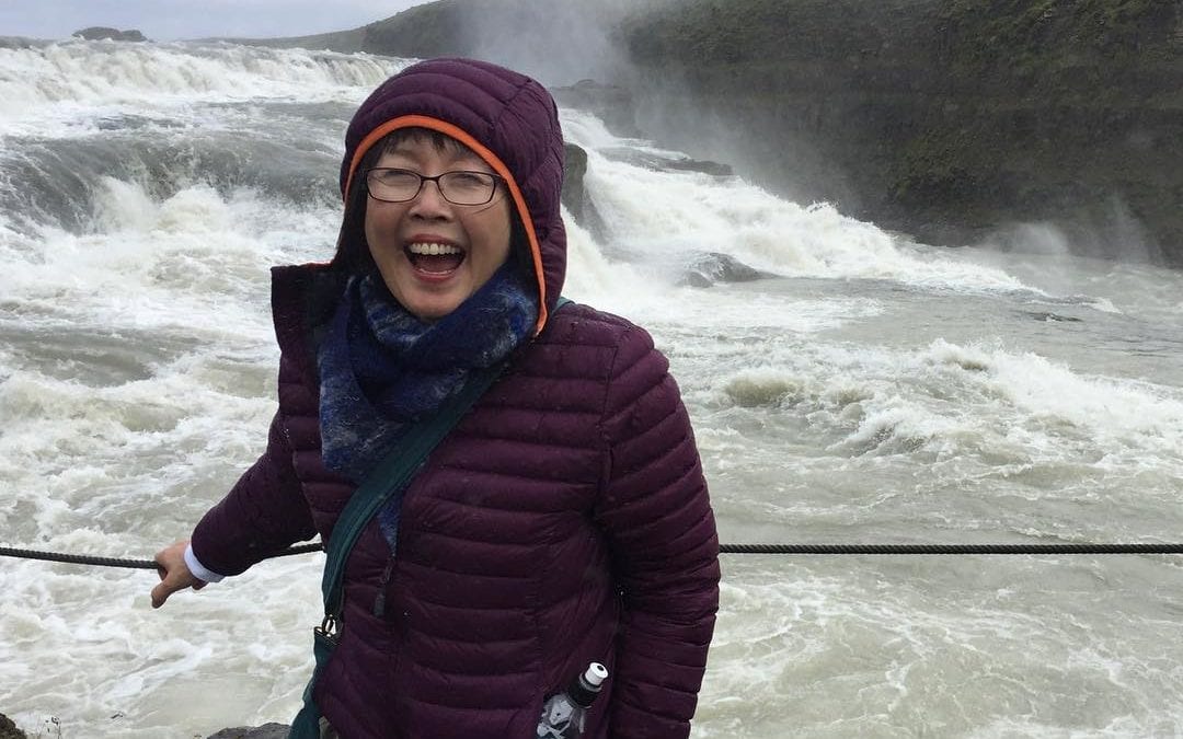 Visiting #gullfloss #waterfall in #iceland. I feel the #power #helenchinlui #healingplacemedfield