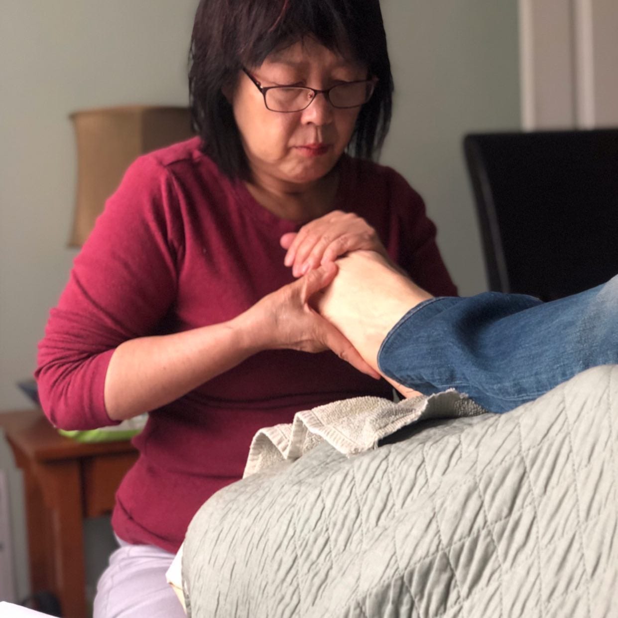This is not a Foot Rub! Someone emailed looking to be part of Healing