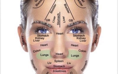 #face #reflexology #map