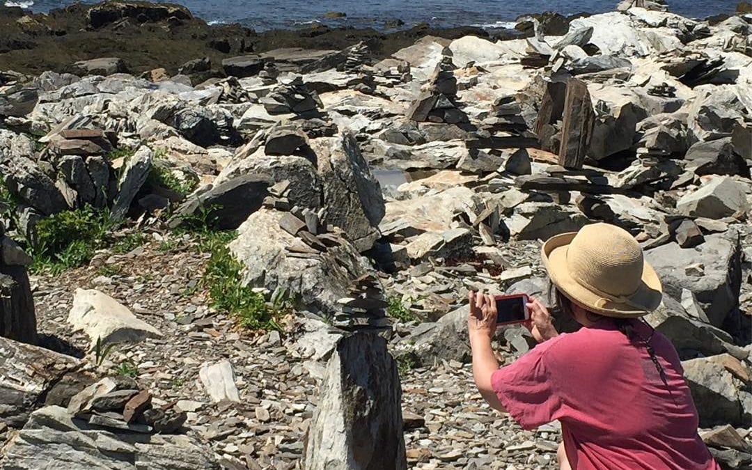 #Rock garden on #peaksisland in ME.