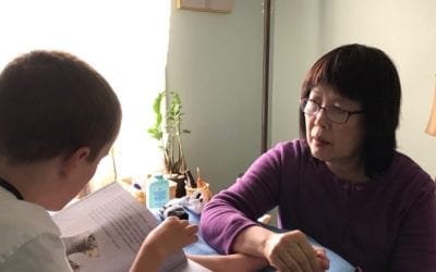 7 yr client reading me a story during #reflexology session #digestive #healingplacemedfield