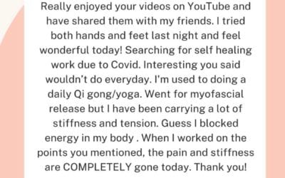 When I receive feedback LIKE THIS, I am reminded WHY I got into the field of #selfcare in the first place! It brings me great JOY to know I am helping another live a more quality life. Reflexology to Release Stress and accompanying manual https://courses.healingplaceenergyschool.com/product/hand-reflexology-to-release-stress-and-anxiety/ #reflexology #holistichealthcare #holisticcare #wellness #healingjourney #stressrelease #healingplacemedfield #healingplaceenergyschool