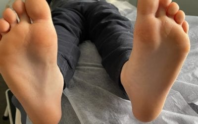 The orange skin color can be a natural color but it didn’t match the skin color on the rest of his body. I worked the #liver #reflexology point to #cleanse buildup toxins. He is constantly catching #colds and other #respiratoryproblems. Need #respiratory help and support? #healingplacemedfield 508.359.6463