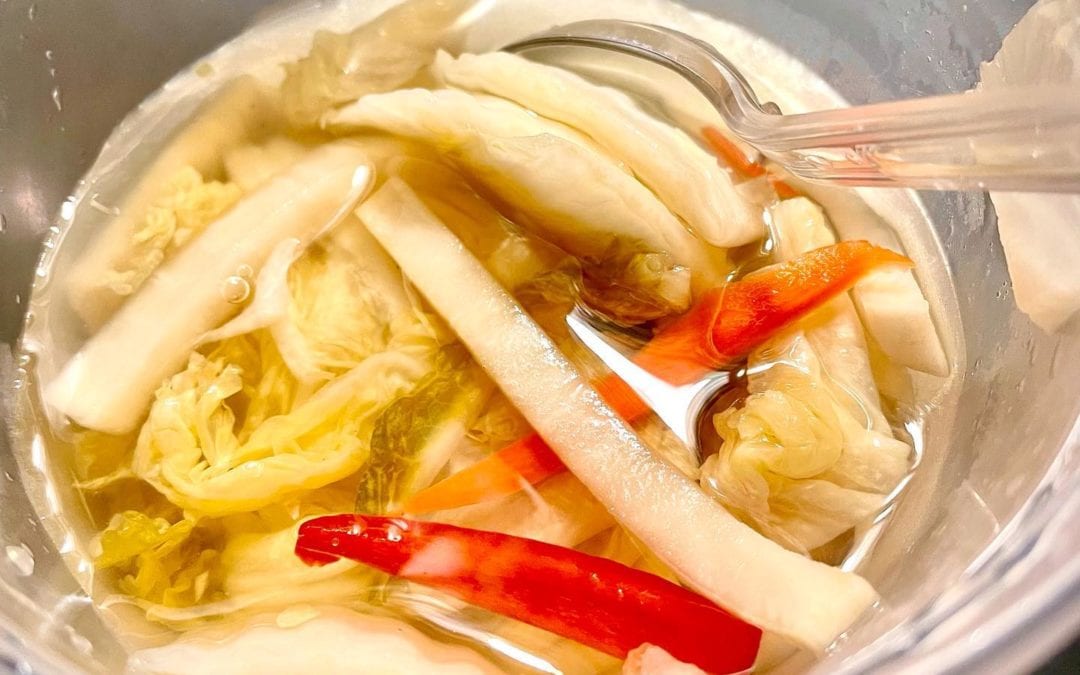 For those who cannot eat traditional spicy Kim chee, the #healingplacemedfield will be offering non-spice white #KimChi. Light. Refreshing. Loaded with probiotics and #antioxidants to help fight off infections and boost the #immunesystem coming soon!