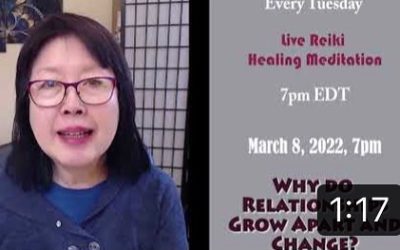 March 15, 2022, 7pm EDT – Live Reiki Healing Meditation – Life is Full of Hellos and Goodbyes