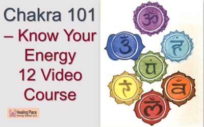 Chakra 101: Know Your Energy – 12 Videos Course: #HealingPlaceEnergySchool #Chakra #SelfCare #EnergyMedicine