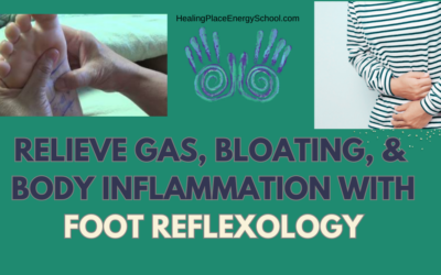 Relieve Gas, Bloating and #BodyInflammation with #FootReflexology #nearMe #GasandBloating #HealingPlaceEnergySchool