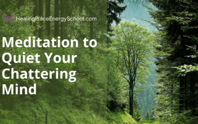 Meditation to Quiet Your Chattering Mind #EnergyMedicine #MeditationforStressRelease #HealingPlaceEnergySchool