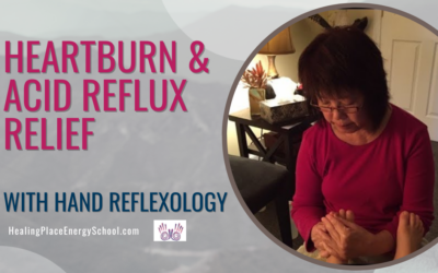 #HeartburnRelief and #AcidRefluxRelief with #HandReflexology #SelfCareRelief #HandReflexology #HealingPlaceEnergySchool