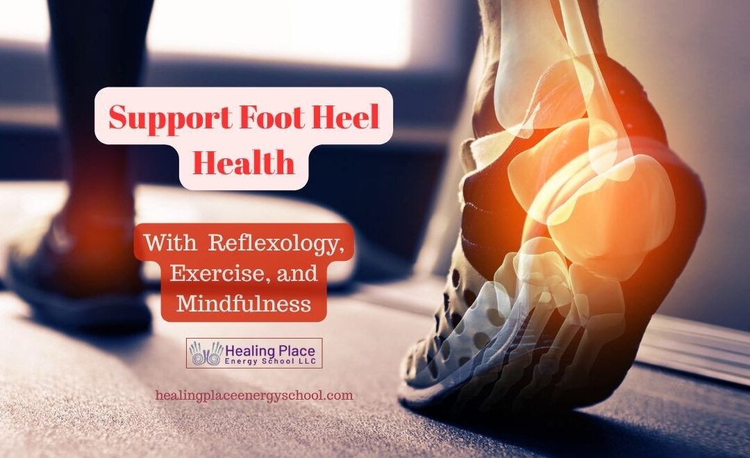 Support Foot Heel Health with Reflexology, Exercise and Mindfulness #StopBoneSpurs #ReflexologyNearMe #HealingPlaceEnergySchool