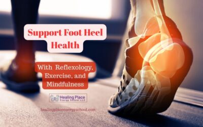 Support Foot Heel Health with Reflexology, Exercise and Mindfulness #StopBoneSpurs #ReflexologyNearMe #HealingPlaceEnergySchool